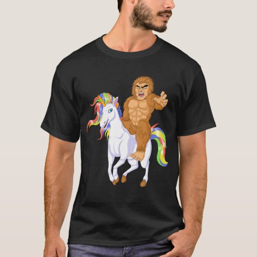 bigfoot unicorn t-shirt (Voorkant)