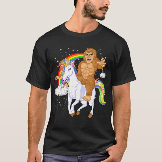 bigfoot unicorn t-shirt (Voorkant)