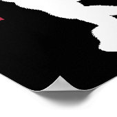 Bigfoot Usa Flag  Poster (Hoek)