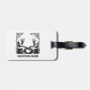 Bigfoot Vacation Mode Schaken Bagagelabel