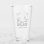 Bigfoot Vacation Mode Schaken Glas (Achterkant)