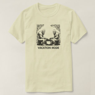 Bigfoot Vacation Mode Schaken T-shirt