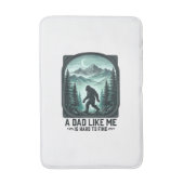 Bigfoot Vader Vintage Gravure Funny Vader Shirt D Badmat (Voorkant Verticaal)