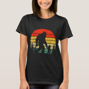 Bigfoot vader & zoon bijpassende familie vintage t-shirt