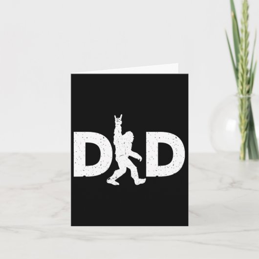 Bigfoot Vaderdag Kaart (Voorkant)