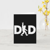 Bigfoot Vaderdag Kaart (Gele Bloem)