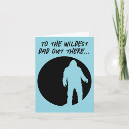 Bigfoot Vaderdagkaart Kaart