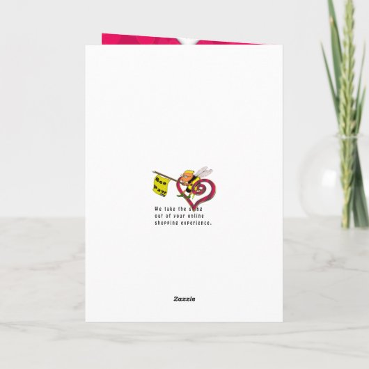 Bigfoot Valentijn Feestdagen Kaart (Achterkant)