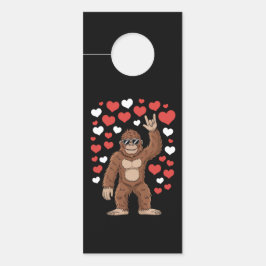 Bigfoot Valentijnsdag Grappige Harten Sasquatch Deurhanger