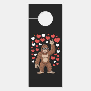 Bigfoot Valentijnsdag Grappige Harten Sasquatch Deurhanger