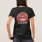 Bigfoot Valentine PNG Sublimation Design T-shirt (Achterkant)