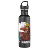 bigfoot vape vector illustratie waterfles  (Voorkant)