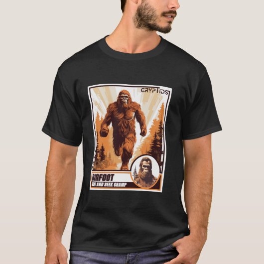Bigfoot Verbergen en zoeken Champ voor Cryptid Sas T-shirt (Voorkant)