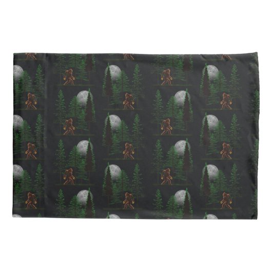 Bigfoot verbergen en zoeken in bos kussensloop (Achterkant)