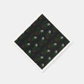 Bigfoot verbergen en zoeken in bos servet (Hoek)