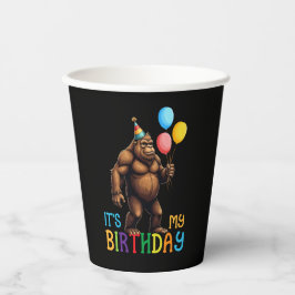 Bigfoot Verjaardagsfeest - Het is mijn verjaardag Papieren Bekers
