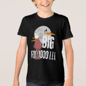 Bigfoot vermomd als een spookontwerp - spookachtig Tri-Blend shirt (Voorkant)