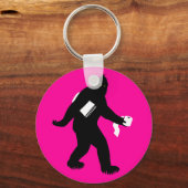 Bigfoot verrast sleutelhanger (Voorkant)