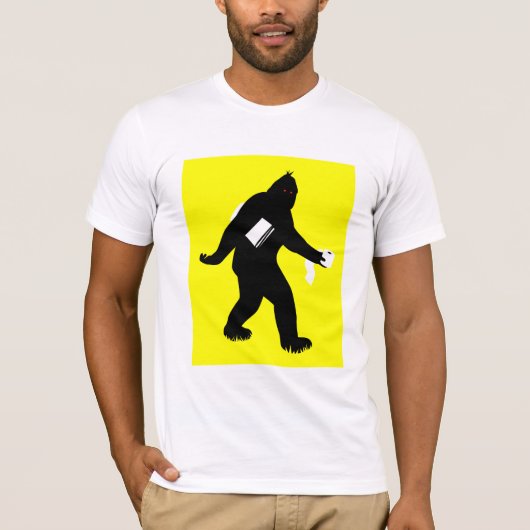 Bigfoot verrast t-shirt (Voorkant)