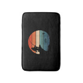 Bigfoot Vissen Sasquatch Frisherman Funny Fathers Badmat (Voorkant Verticaal)