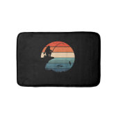 Bigfoot Vissen Sasquatch Frisherman Funny Fathers Badmat (Voorkant)