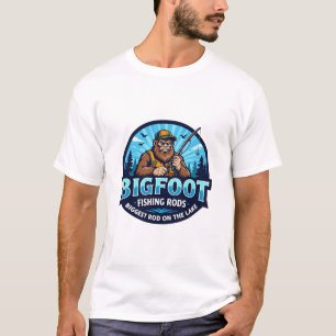 Bigfoot Vissen Stangen Grootste Aan De Meer T-shirt