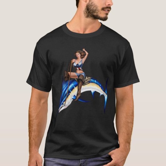 Bigfoot vissen t-shirt (Voorkant)