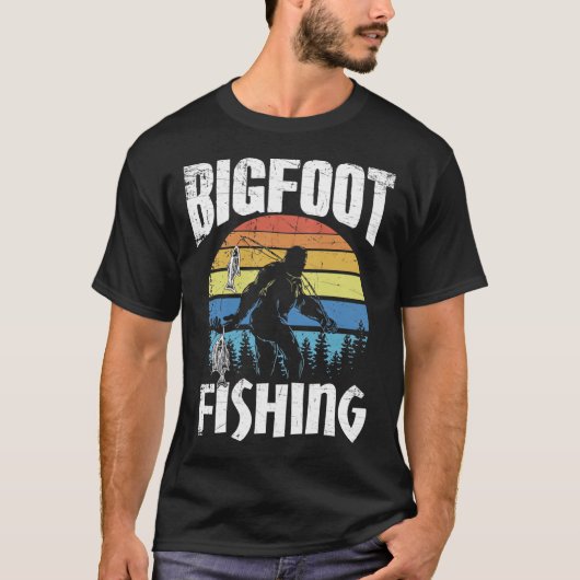 Bigfoot vissen t-shirt (Voorkant)