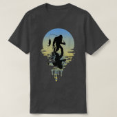 Bigfoot Vist Lovers Funny Sasquatch Fishermen Y T-shirt (Design voorkant)