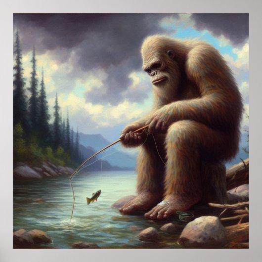 Bigfoot Vist Poster (Voorkant)