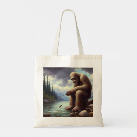 Bigfoot Vist Tote Bag (Achterkant)