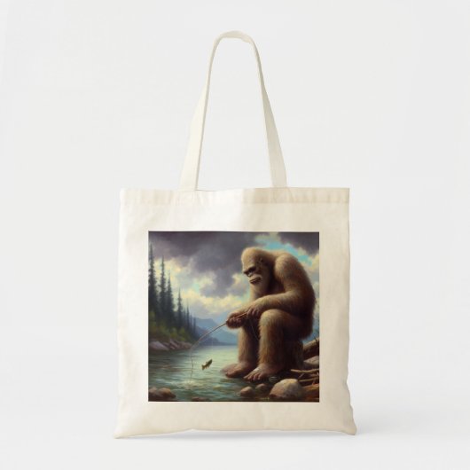 Bigfoot Vist Tote Bag (Voorkant)