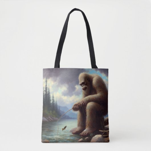 Bigfoot Vist Tote Bag (Voorkant)
