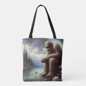 Bigfoot Vist Tote Bag (Achterkant)