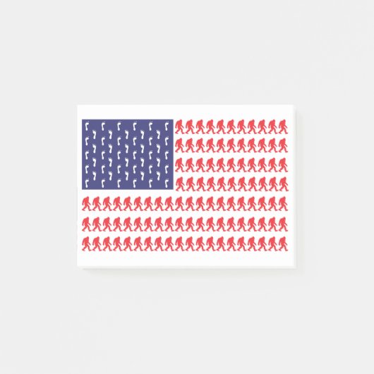 Bigfoot-vlag— Post-it® Notes (Voorkant)