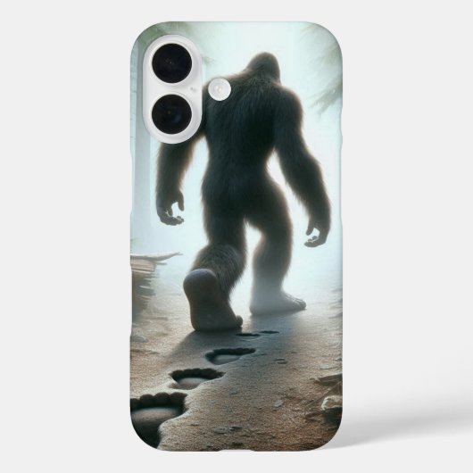 Bigfoot Voetafdrukken Trail Case-Mate iPhone Case (Achterkant)