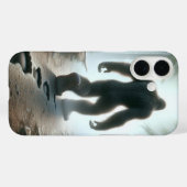 Bigfoot Voetafdrukken Trail Case-Mate iPhone Case (Achterkant (horizontaal))