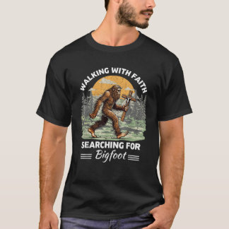 Bigfoot voor Christelijke Sasquatch Jesus Believer T-shirt