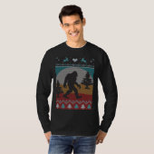 Bigfoot voor Kerstmis T-shirt (Voorkant volledig)