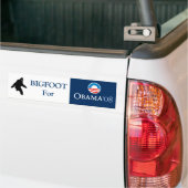 Bigfoot voor OBAMA Bumpersticker (Op Truck)