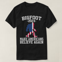 Bigfoot voor President 2024 Funny Bigfoot