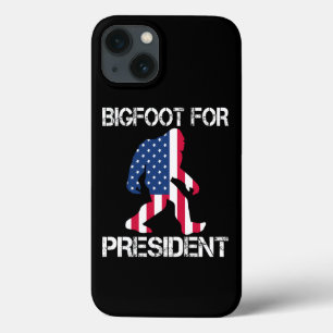 Bigfoot voor President Funny Bigfoot Case-Mate iPhone Case