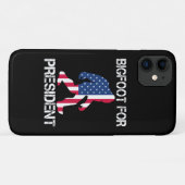 Bigfoot voor President Funny Bigfoot Case-Mate iPhone Case (Achterkant (horizontaal))