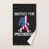 Bigfoot voor President Funny Bigfoot Handdoek (Handdoek)