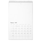 Bigfoot voor President Funny Bigfoot Kalender (Feb 2027)