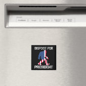 Bigfoot voor President Funny Bigfoot Magneet (Insitu (Vaatwasser))