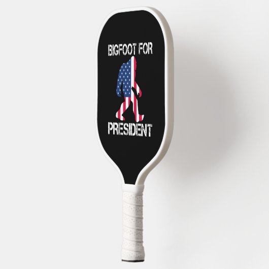 Bigfoot voor President Funny Bigfoot Pickleball Paddle (Links)