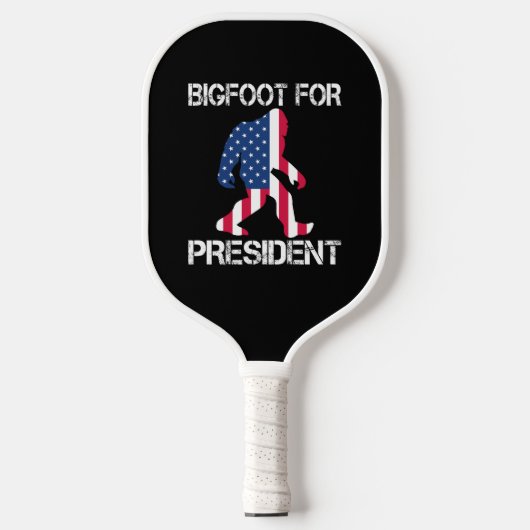 Bigfoot voor President Funny Bigfoot Pickleball Paddle (Voorkant)