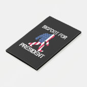 Bigfoot voor President Funny Bigfoot Post-it® Notes (Schuin)