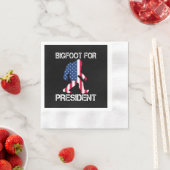 Bigfoot voor President Funny Bigfoot Servet (Insitu)